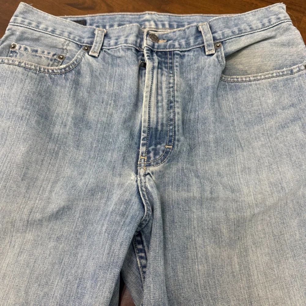 Banana Republic Classic Jeans Mens 34x30 (34x26) Light Wash Straight Leg Denim